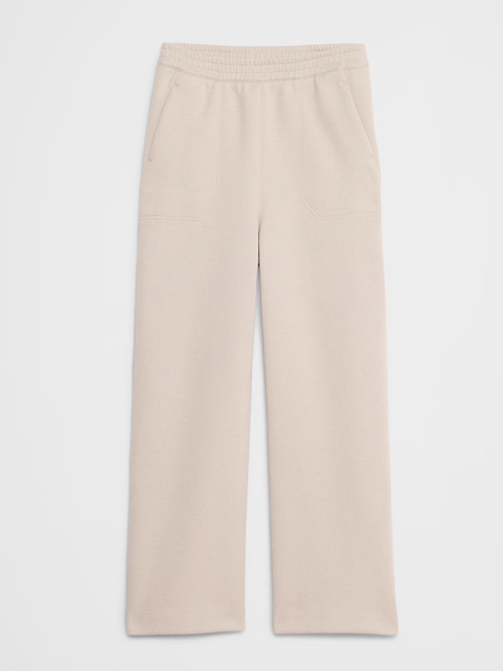 NWT Banana Republic Wide-Leg Pull-On Pants in Light Beige - Picture 2 of 12